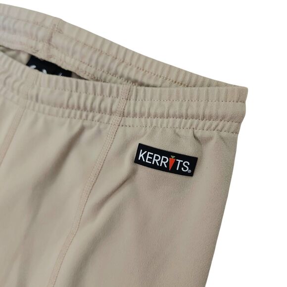 Kerrits Breeches Girls Large Beige Knee Patch Full Seat Equestrian Stretch - Picture 4 of 11